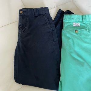 Bundle of TWO vineyard vines size 10 boys pants. Used condition